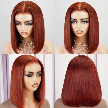 Chic Luxe Hair Glueless Wear & Go Lace Front Short Bob Wig | 100% Human Hair