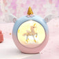 Cartoon Round Night Light LED Battery Night Light Child Baby Room Desktop Decoration Decoration Lamp Gift Small New