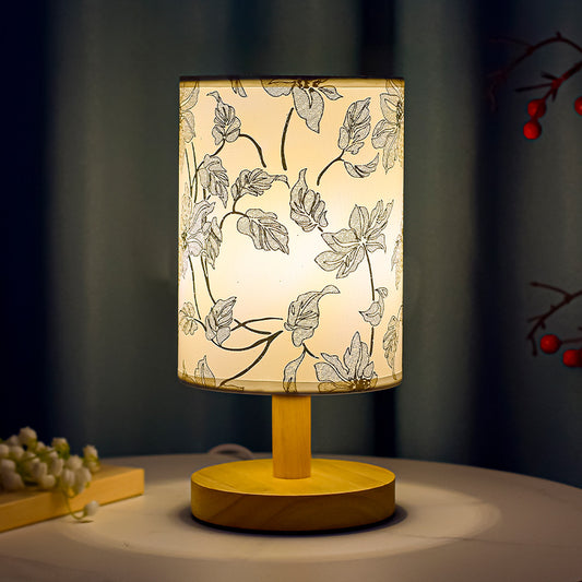 Literary desk lamp bedroom sleeping bedside lamp retro decoration residential dormitory LED night light