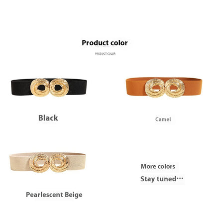 Women's Fashion Bohemian Metal Circle Hollow Belt
