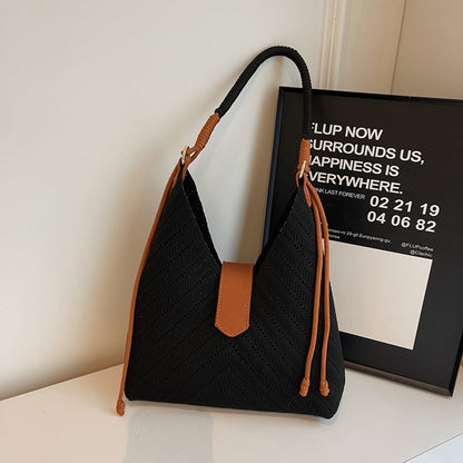 Bolso de mano de gran capacidad para llevar debajo del brazo, bolso grande para ir al trabajo