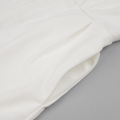 Jumpsuit mit Oberteil aus Schaumstoff und Netzstoff, lässiger Anzug