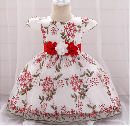 Ropa de verano para niños, vestido de fiesta de cumpleaños para bebés, vestido de boda, falda para niñas, vestido esponjoso