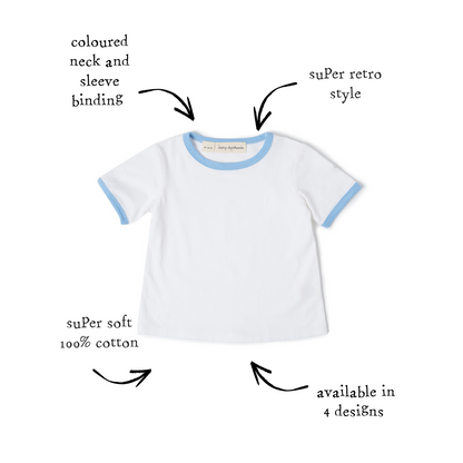 The Jack Tee - Pale Blue