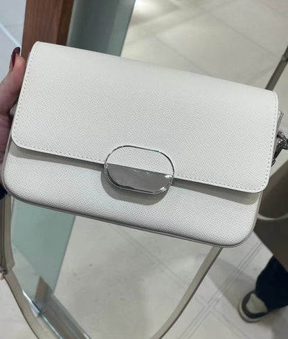 Bolso de hombro de piel de vaca para mujer
