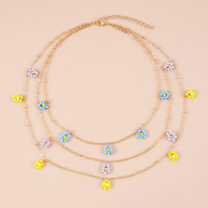 Creative Dopamine Bead Necklace Simple Fashion