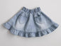 Cowboy skirt with heart-shaped pocket