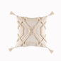 Tassels Cushion Cover 45x45cm Beige White Pillow Covers Decorative Pillow Case Square Home Boho Decor Macrame Pillowcase