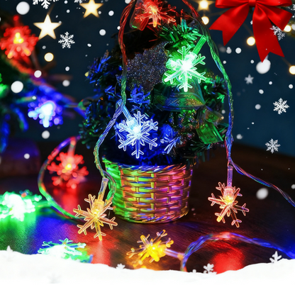 Christmas Snowflake Light - Colorful Christmas Light LED String