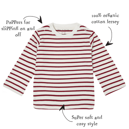 Robin Red Breton Stripe Top