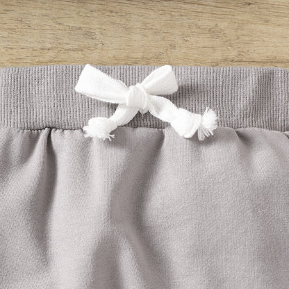 Autumn And Winter Children's Letter Printing Boys And Girls Long Sleeve Sweater Pants Two-piece Set