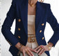 Women's autumn and winter new solid color fashionable casual suit short jacket for women