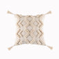 Tassels Cushion Cover 45x45cm Beige White Pillow Covers Decorative Pillow Case Square Home Boho Decor Macrame Pillowcase