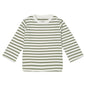 Khaki Breton Stripe Top