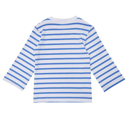 Blue Breton Stripe Top