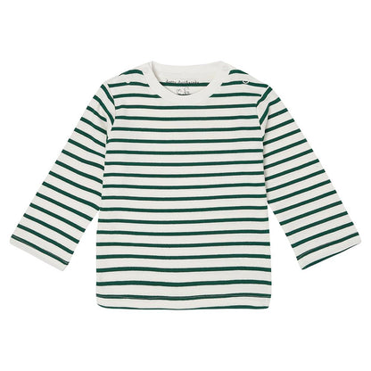 Green Breton Stripe Top