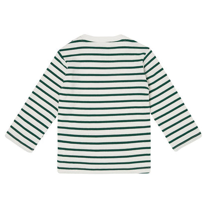 Green Breton Stripe Top
