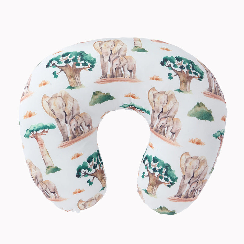 Baby Feeding Pillowcase Elastic U-shaped Breastfeeding Pillowcase Detachable Pillowcase Breastfeeding Pregnant Pillow