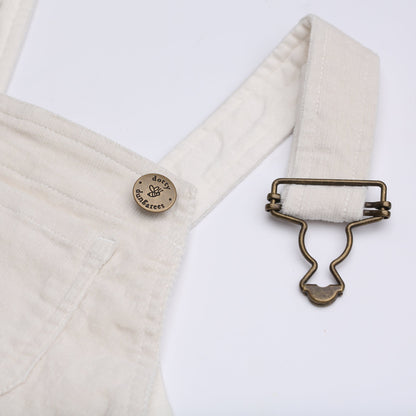 Custard Corduroy Dress