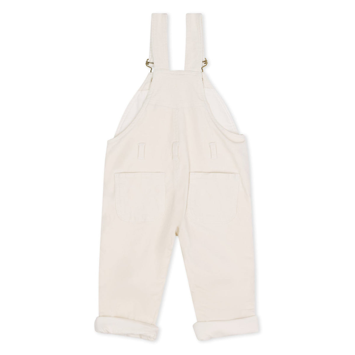Custard Corduroy Dungarees