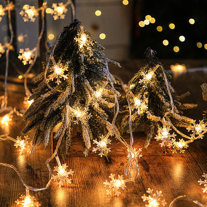 Christmas Snowflake Light - Warm Color Christmas Light LED String