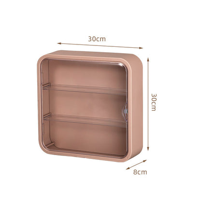 Wall-mounted doll blind box storage display rack magnetic suction display cabinet