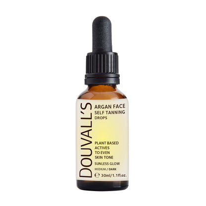Argan Self Tanning Face Drops 30ml |Semi-permanent Self tanning drops