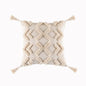 Tassels Cushion Cover 45x45cm Beige White Pillow Covers Decorative Pillow Case Square Home Boho Decor Macrame Pillowcase