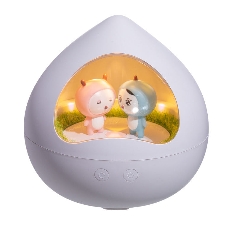 Cartoon Bedroom USB Rotating Music Light Gift Gift Giving Battery 1500 mAh Portable