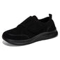 Winter and Autumn Wide-Fit Fleece-Lined Warm Shoes for Elderly Extra-Wide and Extra-Thick Rehabilitation Shoes for Broad Feet and Swollen Feet Walking Shoes