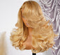 #P27/613 Blonde Highlight 6x5 Wear Go Glueless Wigs 13x4 Body Wave Honey Blonde Wig With Blonde Highlights
