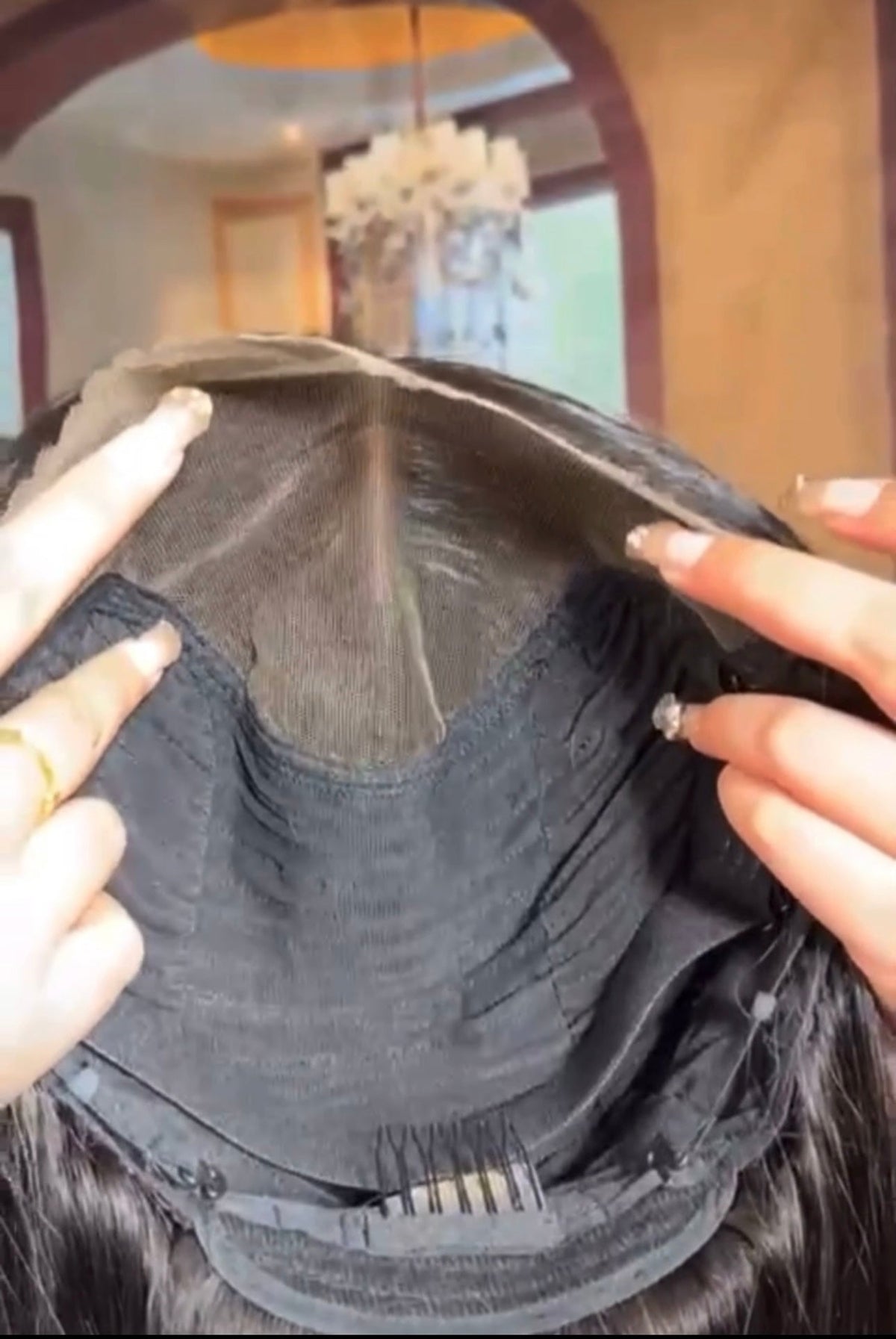 Vietnamese Glueless Pre Cut Lace 13x4 Ready To Wear Straight Human Hair Wig