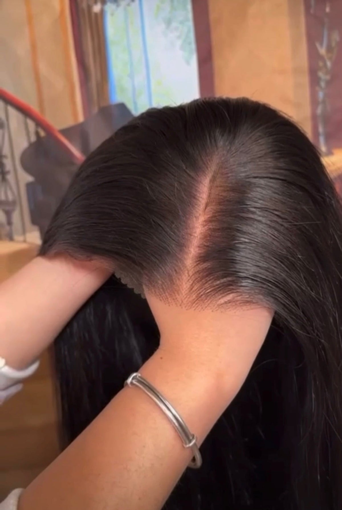 Vietnamese Glueless Pre Cut Lace 13x4 Ready To Wear Straight Human Hair Wig