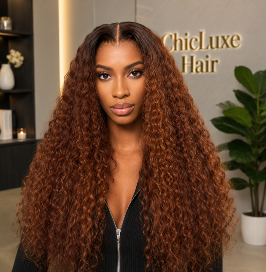 THE VALERIA 
Single Donor Raw Vietnamese Water Curl Melt Wig 13*6 Lagos M Hairline Custom Colour