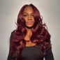Single Donor Raw Vietnamese
 Pre-cut Glueless Lace 5x5 Closure Wigs With Curtain Bangs Human Layered Hair Wigs