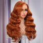 6x5 Wear Go #30 Copper Ginger Loose Body Wave Light Auburn 3D DOME Cap Wear Go C Part Glueless Mini Knots Pre-plucked Hair Pre-cut Lace Wig