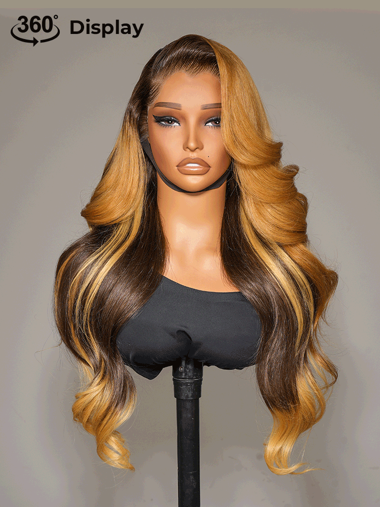 THE MONROE
Amber Cocoa Body Wave Glueless Wig