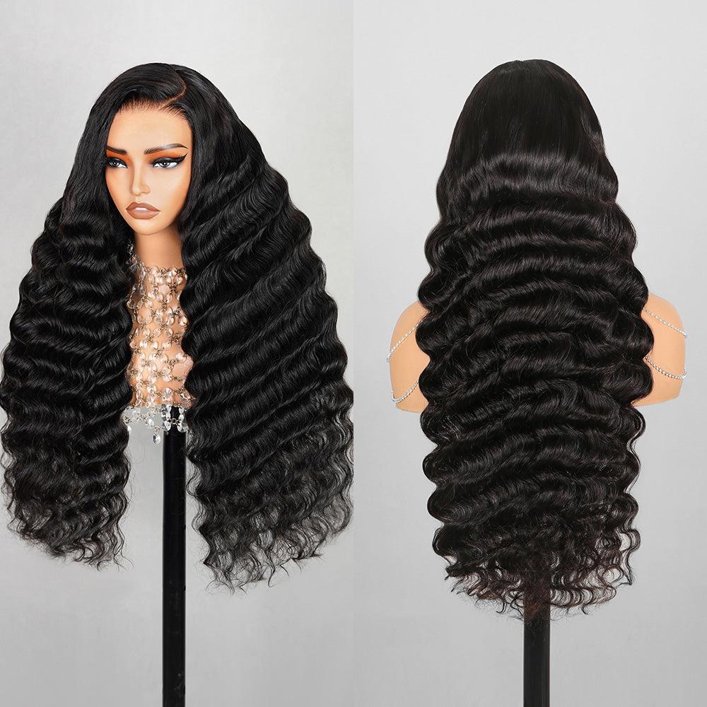 ChicLuxe Hair Wavy Wig | Lace Front | Glueless | 100% Human Hair Loose Wave 13*6 Frontal Lace