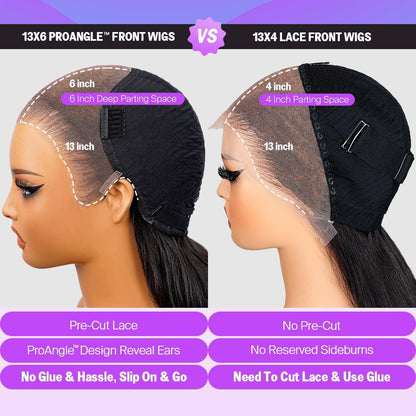 ChicLuxe Hair Wavy Wig | Lace Front | Glueless | 100% Human Hair Loose Wave 13*6 Frontal Lace