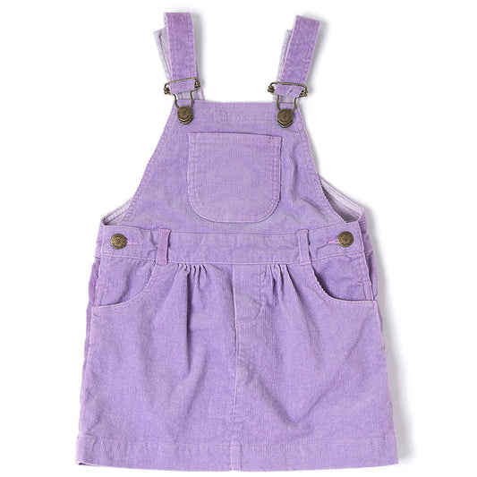 Lilac Corduroy Dress
