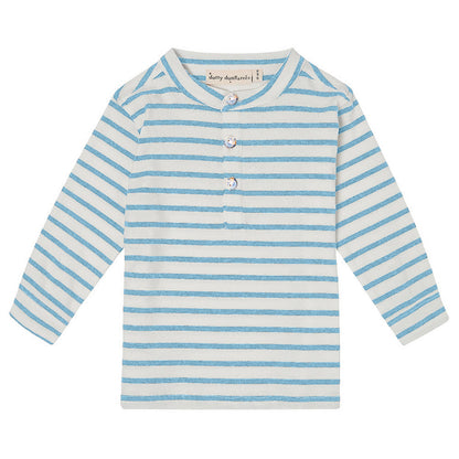 Maxi Top - Blue Breton Stripe