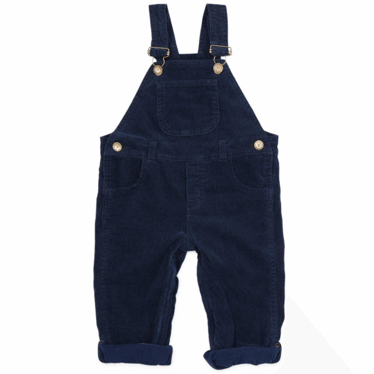 Navy Corduroy Dungarees