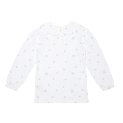 Peter Pan Collar - Snowflake