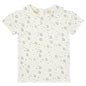 Peter Pan Short Sleeved T-Shirt - Purple Flower