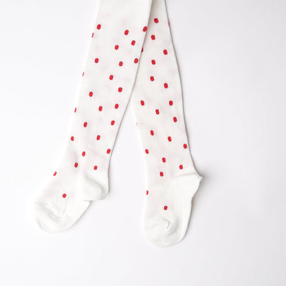 Dotty Tights - Red Spot