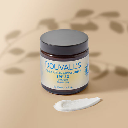 Argan Daily Moisturiser with SPF30 UVA/UVB protection 100ml Jar