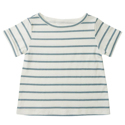 Blue Breton Stripe Summer T-Shirt