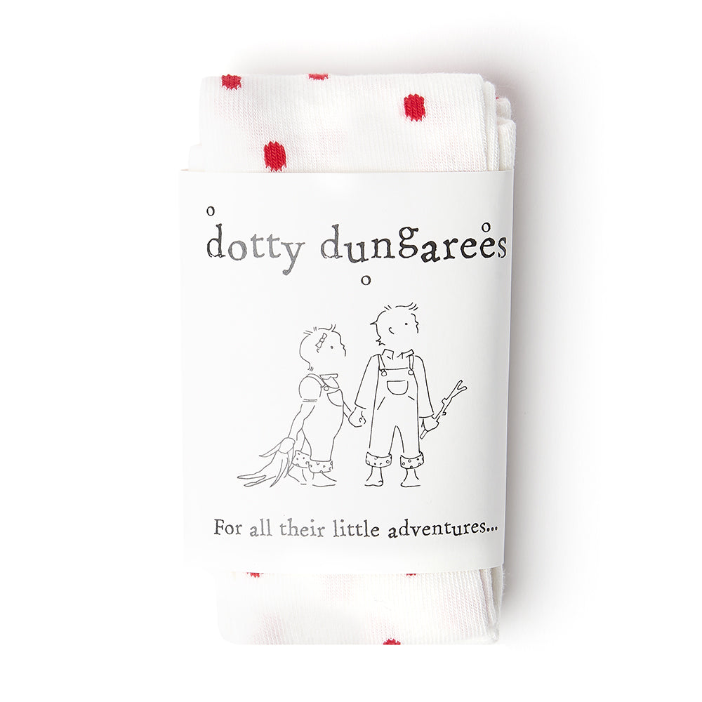 Dotty Tights - Red Spot