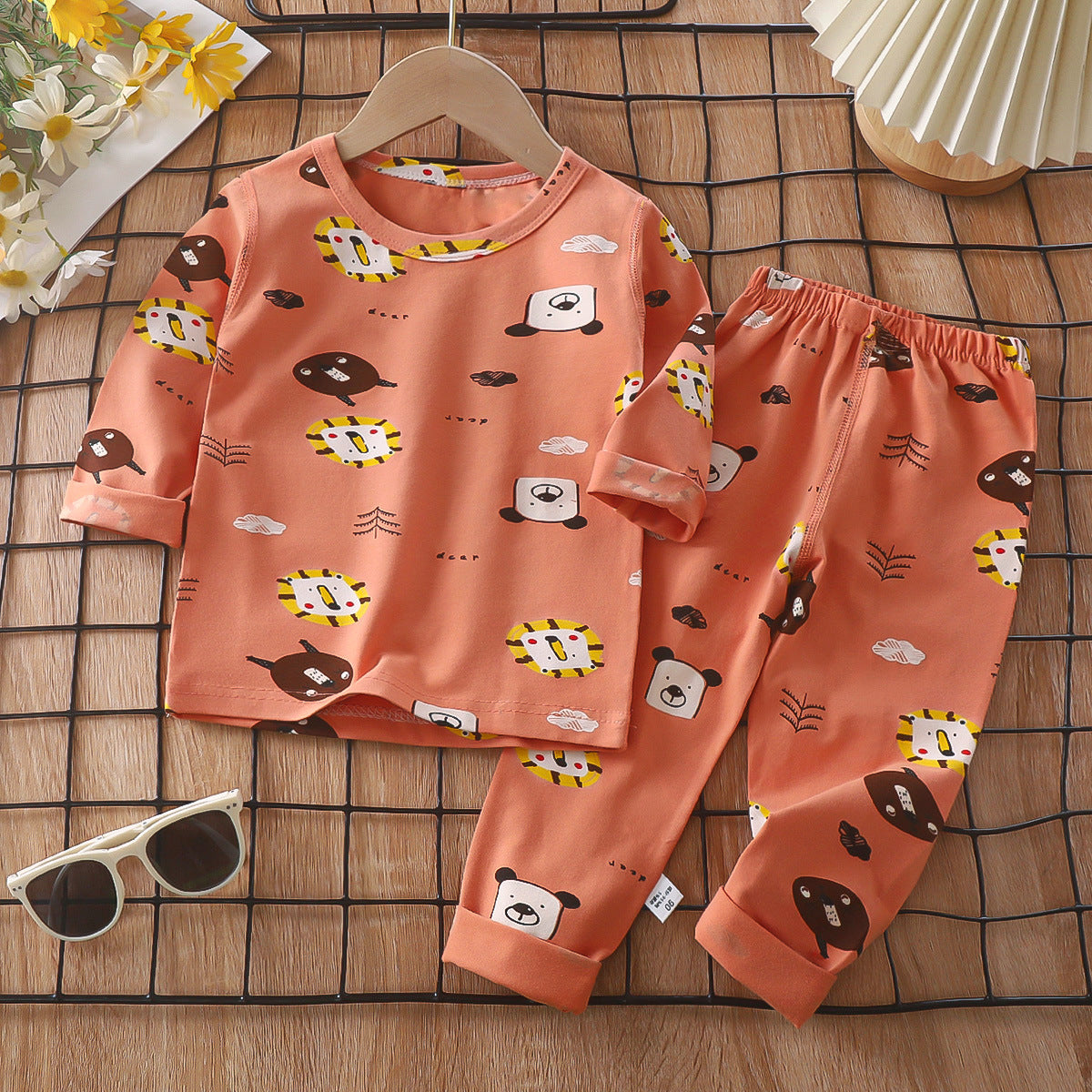 Spring Lycra Cotton Baby Underwear Boys' Home Wear