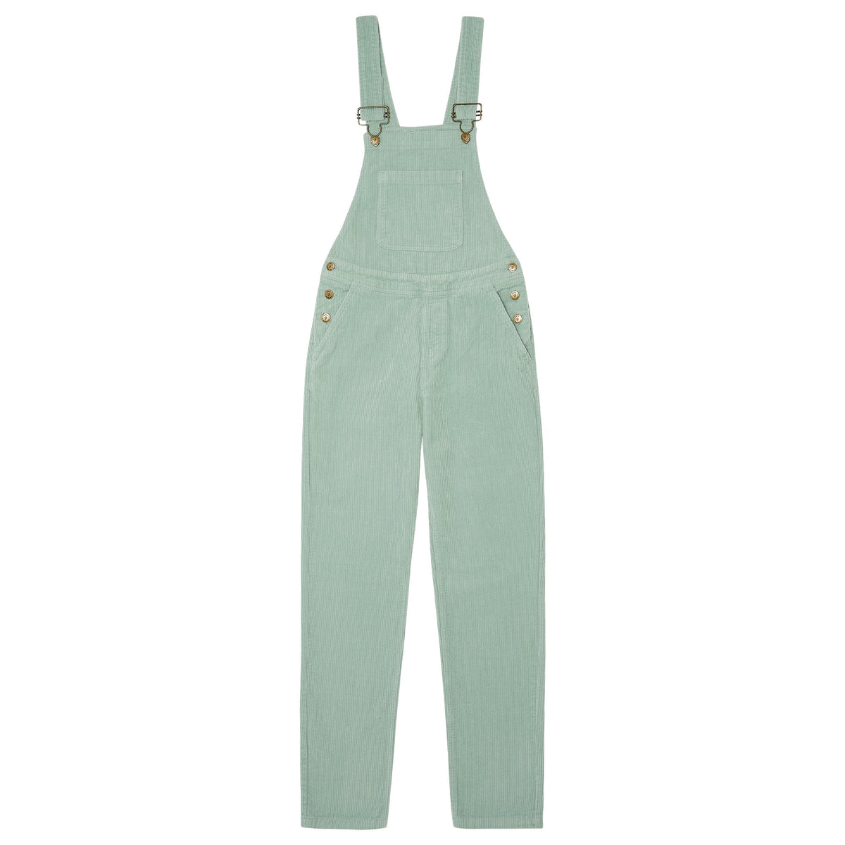 Adult Mint Chunky Cord Dungarees